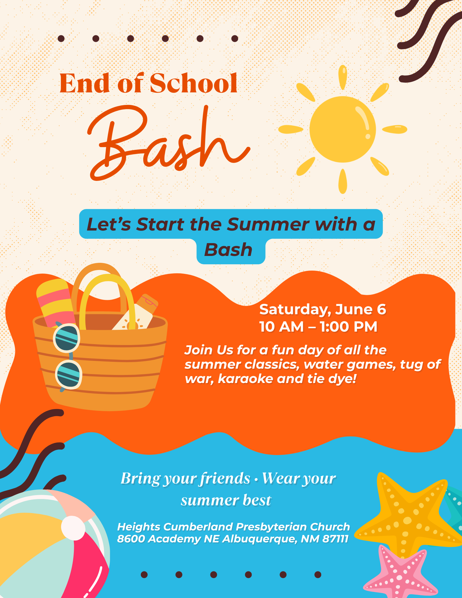 End of School Bash